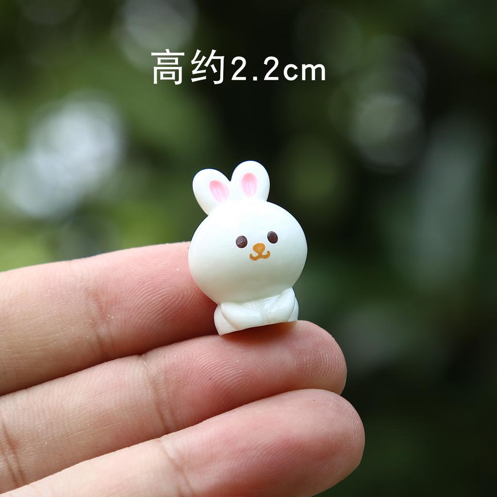 12PCS/Set New Mini Resin Zodiac Doll Toy Cartoon Simulation Small Animal Micro-landscaping DIY Car Office Decor Ornaments