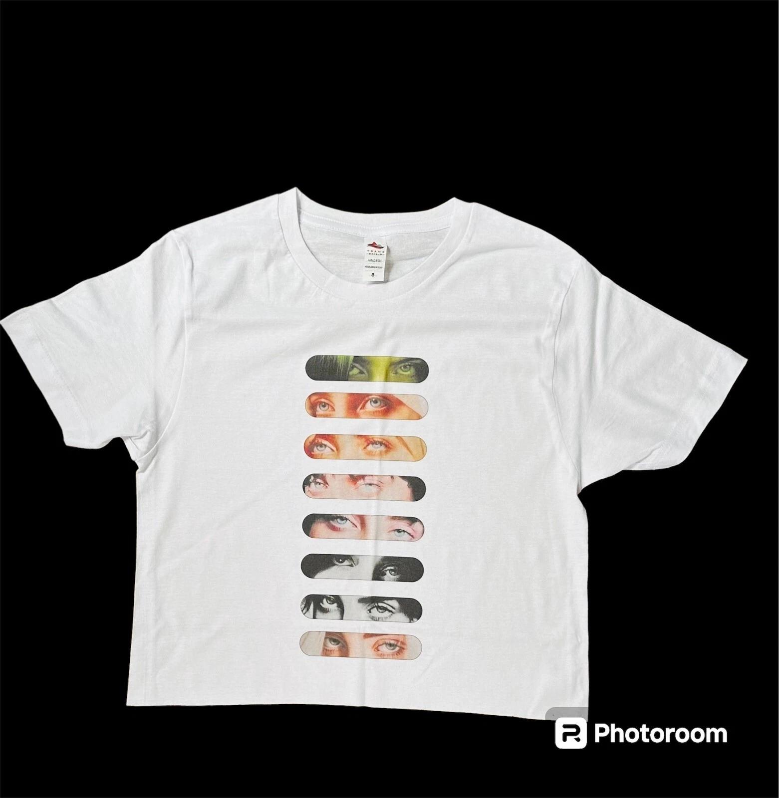 Eyes on me Billie cropped top shirt 2XL