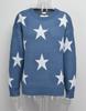 Autumn and Winter Pullover Temperament Commuter Elegant Round Neck Large Size Five-pointed Star Knitted Sweater Comfortable Women's Clothing