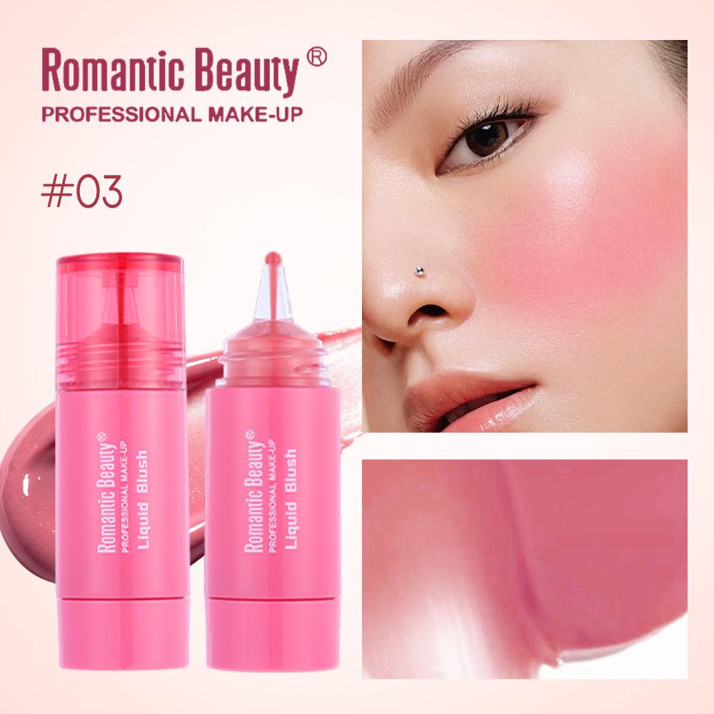 Liquid Blush Matte Pink Rouge Multi-Use Makeup Long-Lasting Easy To Color Beauty