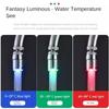 Color Changing Temperature Control Faucet Sensitive Light Faucet Nozzle Head  Bathroom