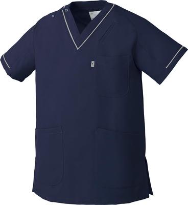 Mizuno Medical and Nursing Lab Highly Stretch Industrially Available In 8 Sizes 11 MZ0092 L Coat, Unisex, Durable, Easy-Care, Piping, Scrub,