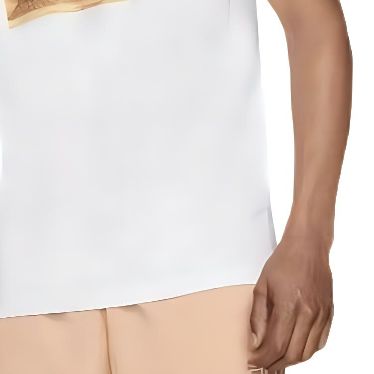 Nike Comfortable Casual Breathable Short Sleeve T-Shirt Men Tops White DR1220-100