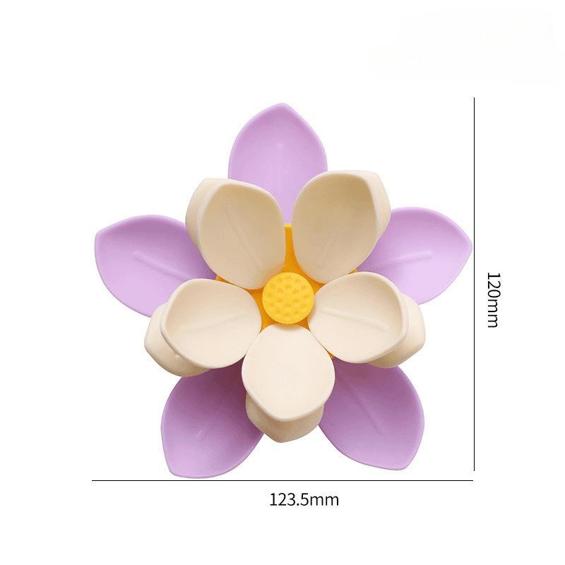 Bag Clips 10 Petals Food Creative Lotus Sealing Clip Magnetic Refrigerator Snack Double-layer Fixed Tongs Kitchens Accessories
