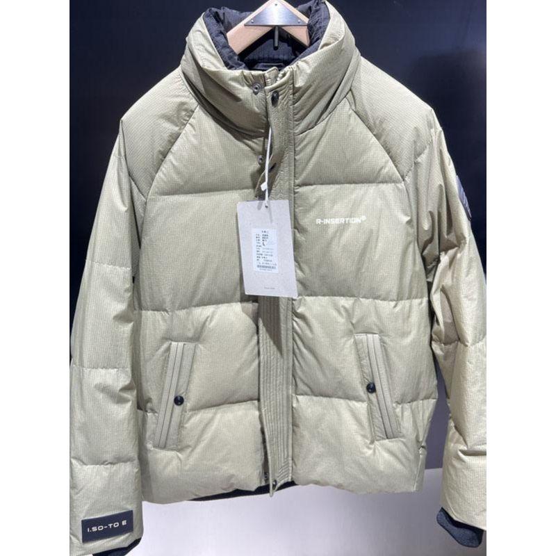 Export Tail Goods Trendy Stand-up Collar down Jacket Men's Winter New Arrival Fashion All-Matching Thickened Heattech White Duck down Coat Men