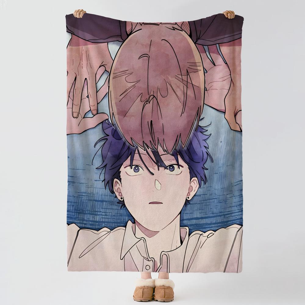 anime O-One Room TA-A Throw Thick Comfort Flannel Quilt, Multi-scene Use Indoor Outdoor Daily Nap