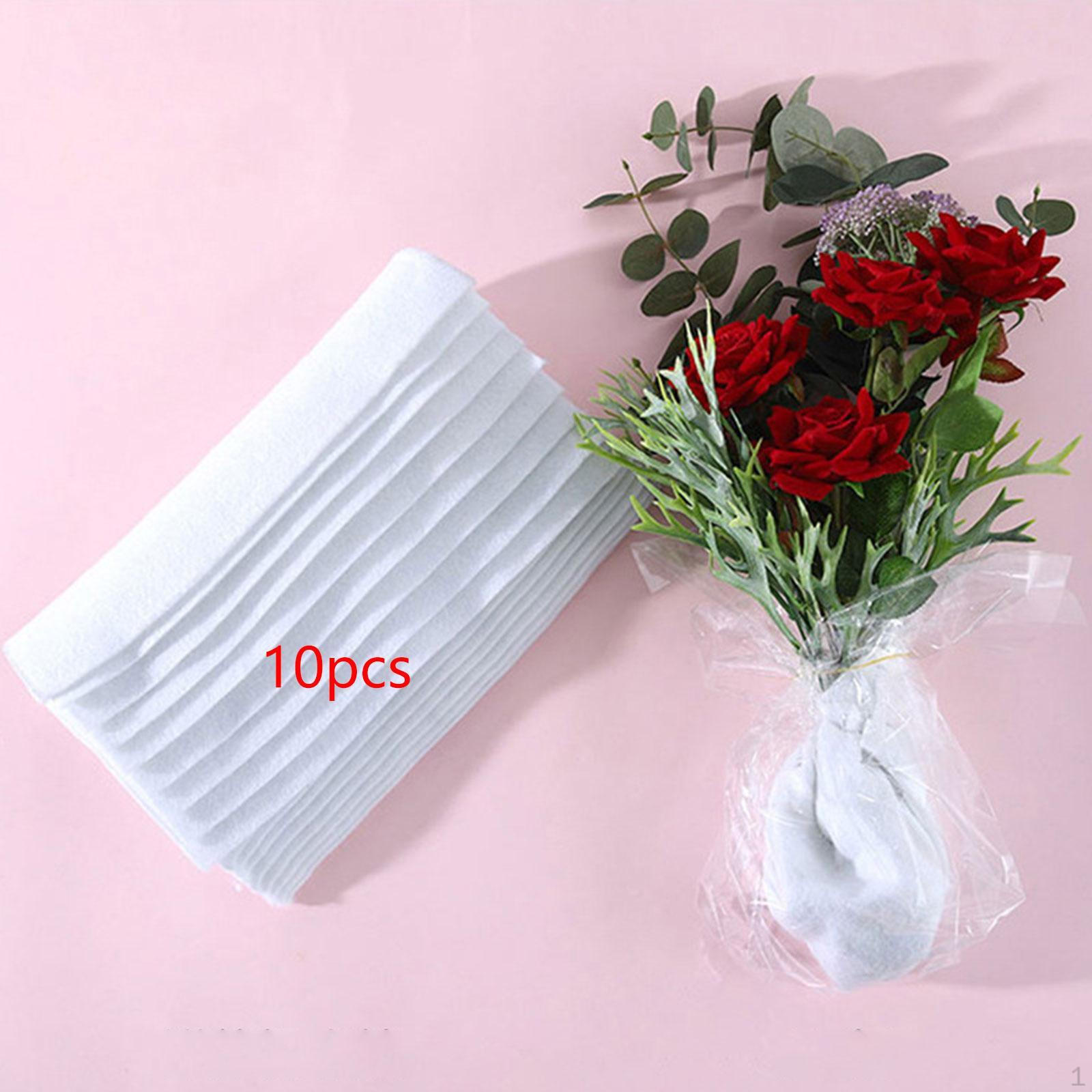 

Цветочная композиция, удерживающая воду, хлопковая упаковка для цветов, впитывающая трубка, замена 10pcs 30cmx30cm