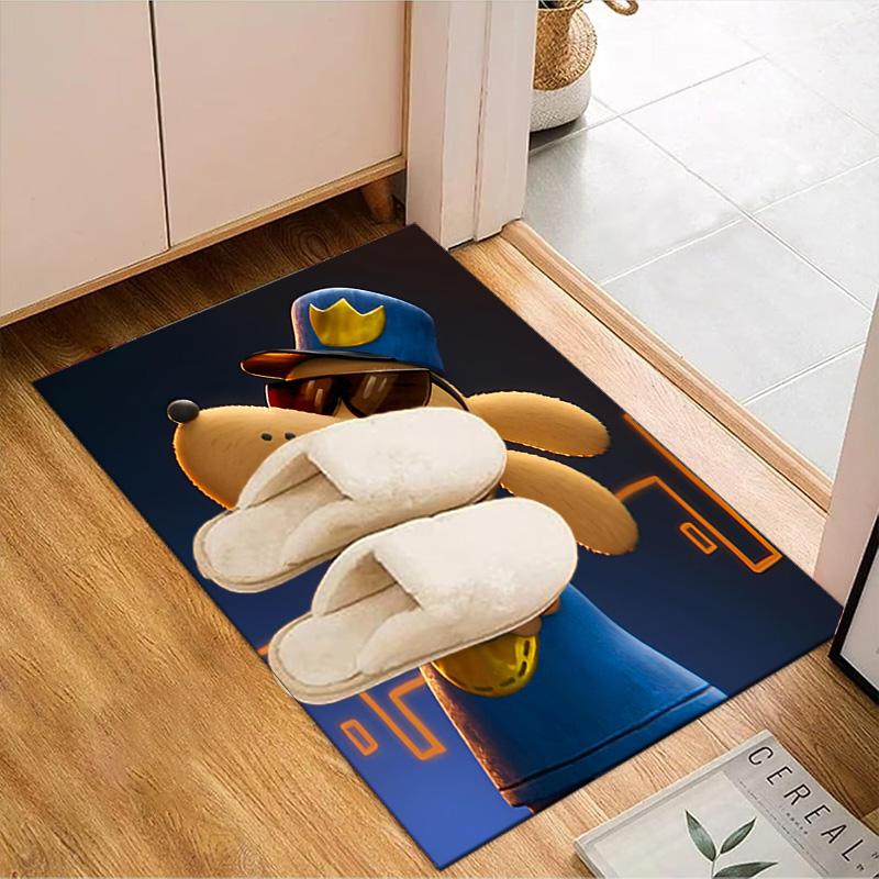 Dog Man And Friends Adventure Rug Office Floor Mat - Machine Washable for Bedroom, bedroom, livingroom, Room Decor Fan Gifts Christmas