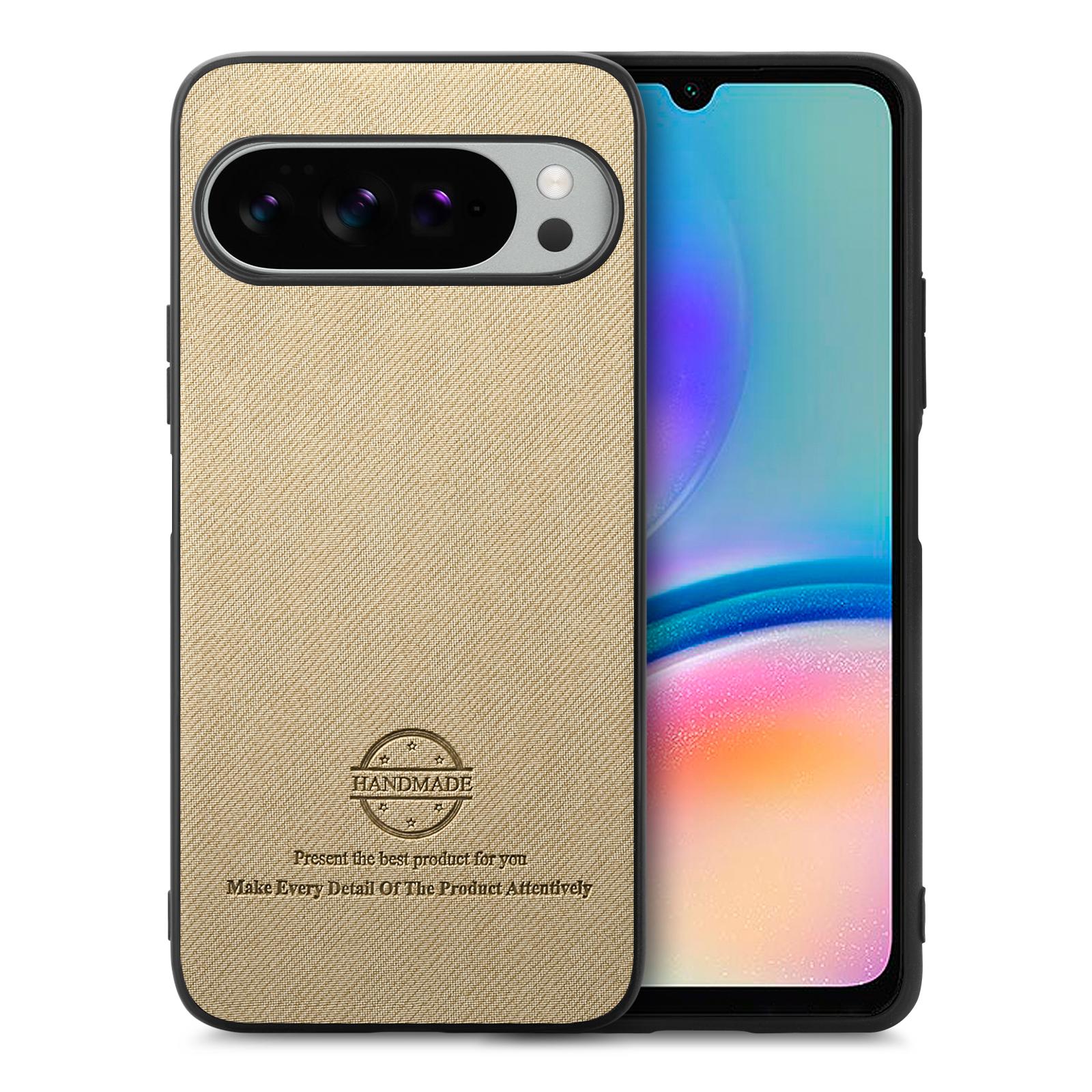 

Шкіряна задня кришка для телефону Google Pixel 10 Pro XL зі структурою тканини C