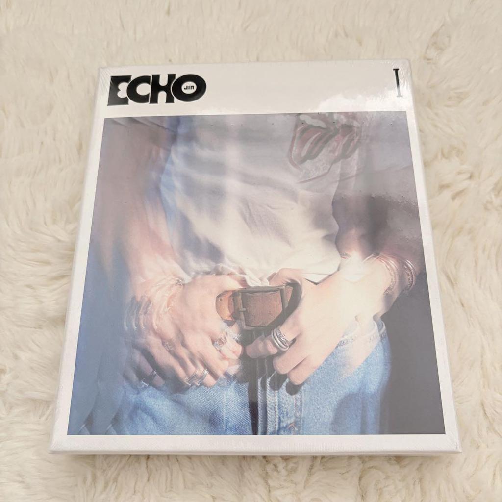 [USED] BTS JIN runseokjin Echo Capsule Toy Can Badge