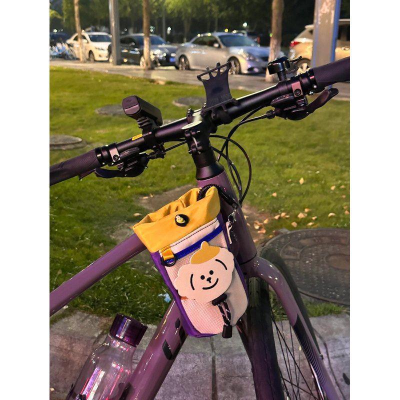 Niedliche Fahrradtasche für den vorderen Lenker: Lenkeraufbewahrung für Mountain- und Rennräder