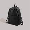 Schoolbag1011 New Pu Soft Leather Waterproof Schoolbag Female College Student Simple Computer Backpack Girls White Leather Backpack