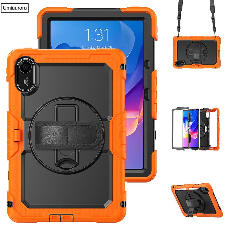 For Xiaomi Redmi Pad2 Pad 2 11 Inch 2025 Shockproof Silicon PC Hybrid Tablet Cover Stand Hand Shoulder Strap Rugged Case Funda