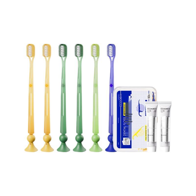 Baixi Hollow Soft Bristle Toothbrushes (6-Pack)