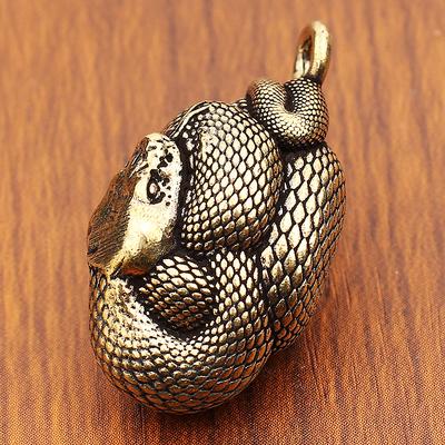 Figurines de serpent en cuivre vintage, décorations pour thé, animal de compagnie, boa antique, miniatures, accessoires de décoration pour la maison, salon