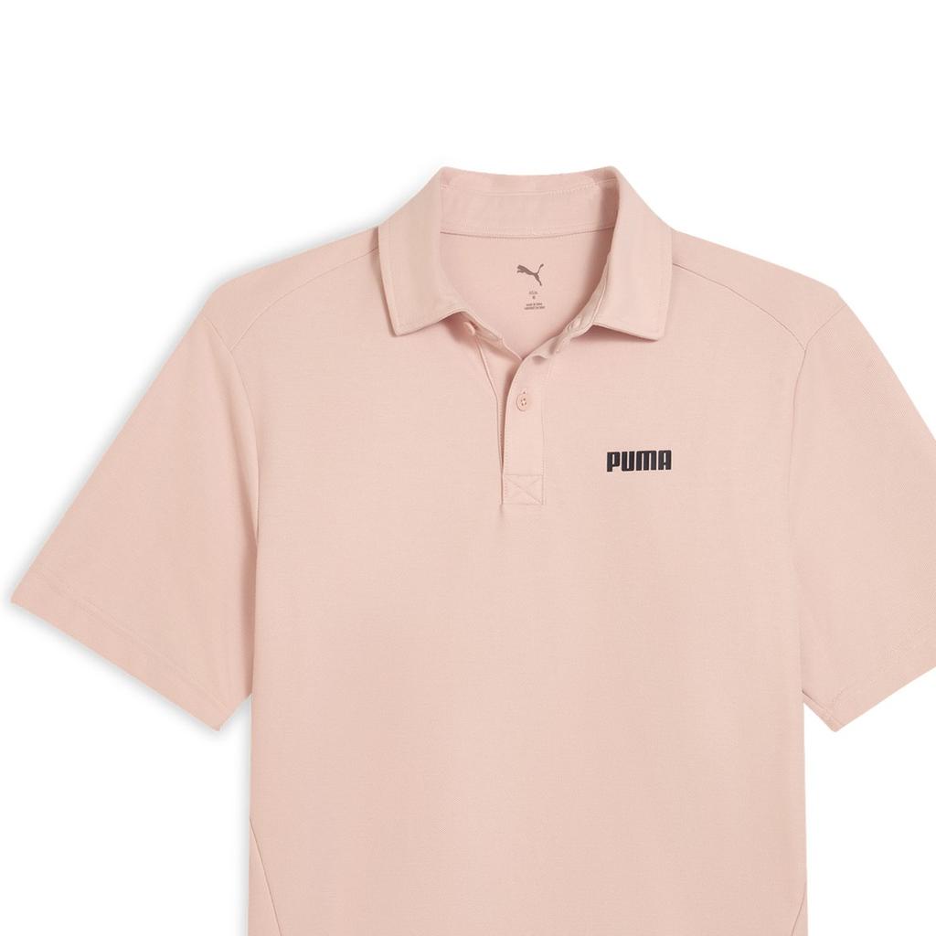 Puma Rad/Cal Casual Moisture-Wicking Quick-Dry Sun Protection Short Sleeve Polo Shirt Men Polo Shirts Rose-Pink 690191-91