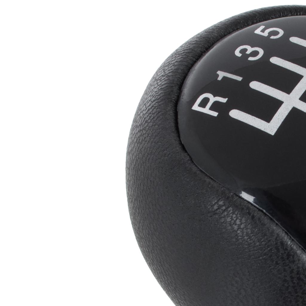 Ford Fiesta V MK6 01-10 Gear Shift Knob BLACK ECO LEATHER 6 SPEED