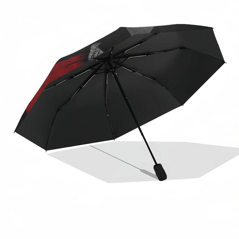 1pc Yin Yang Koi Fish Symbolism Umbrella with Plastic Handle, Suitable for All Seasons Outdoor PT386