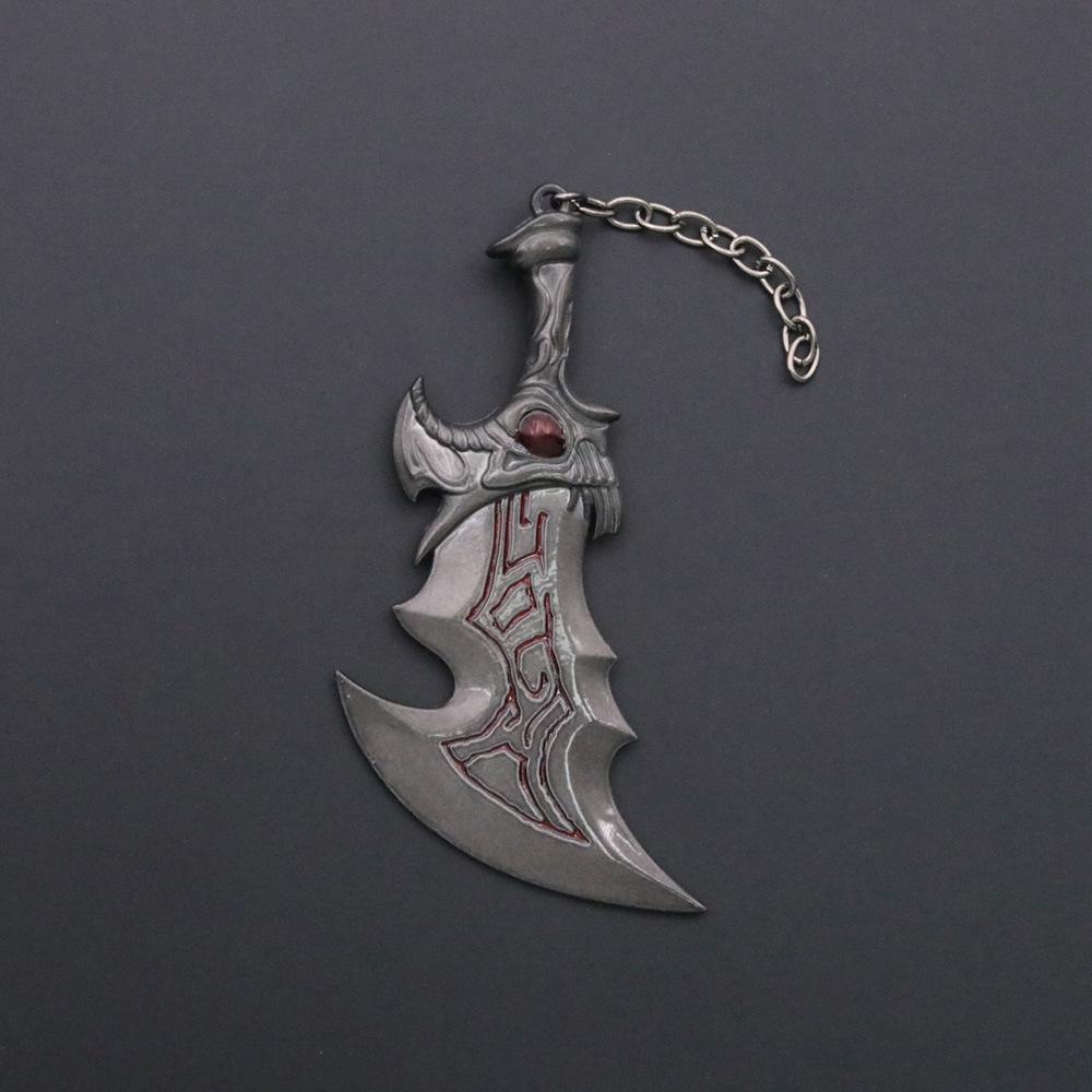 Game God of War: Ragnarok Keychain Blades of Athena Weapon Model Cosplay Props Keychain For Women Men Fans Jewelry Pendant Gifts