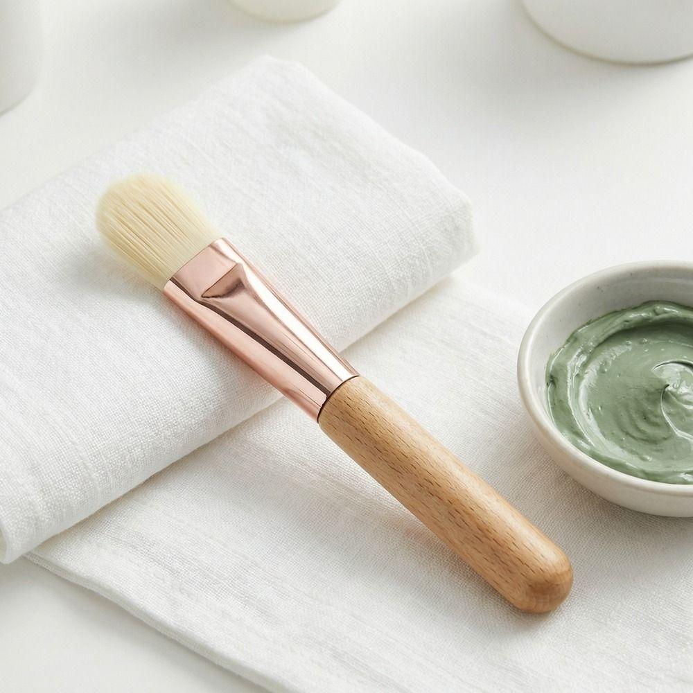 Portable Face Mask Brush Flat Head Concealer Brush Blending Tool Foundation Brush Facial Makeup
