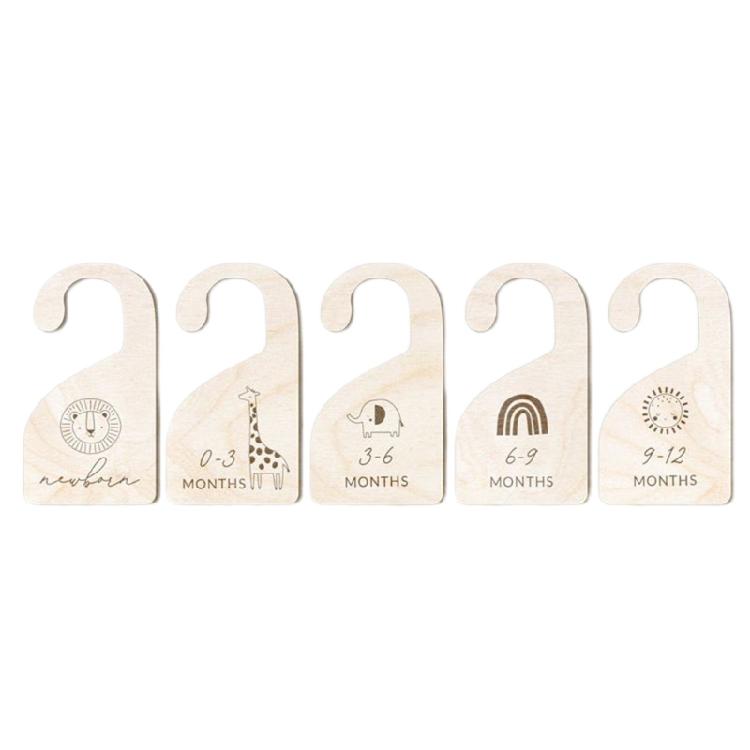 

Cute Baby Closet Dividers By Month Nursery Closet Organizer Kids 0-12 Months 1