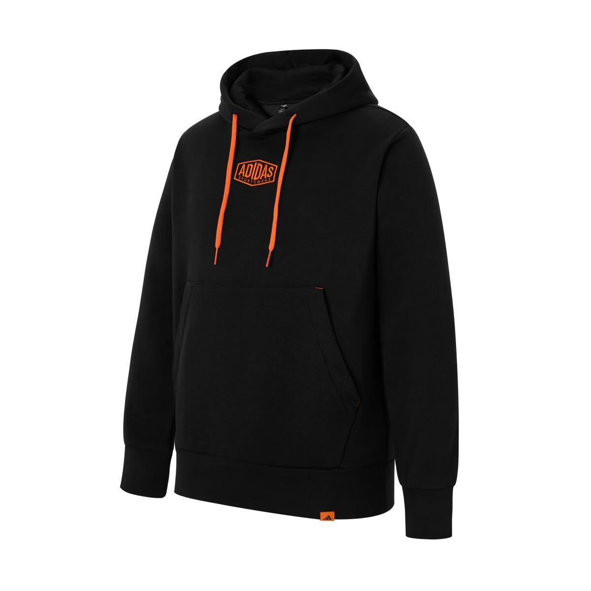 Adidas Fleece Hooded Sports Casual Long Sleeve Pullover Sweatshirt Men sweatshirt JV8458 S