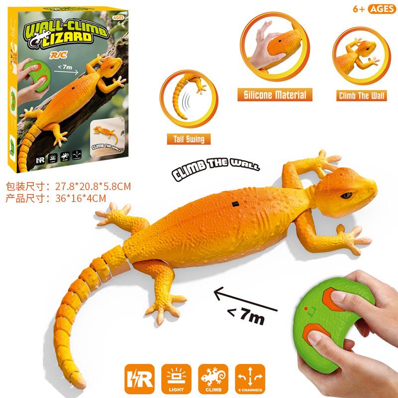 Wall Climbing RC Gecko Toy Electric Remote Control Gecko Wall Climbing Car Octopus Animal Car Children's Halloween Toys