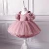 Baby Girl Dress Pearl Princess Dress Baby Baptism Dress Lace Tutu Net Yarn Girl Birthday Party Dress Girl Dress