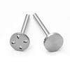 50Pcs 10 Mm Self-Adhesive Replaceable Sponge Buffing Pads Stainless Steel Disk For Pedicure Polish Accessories