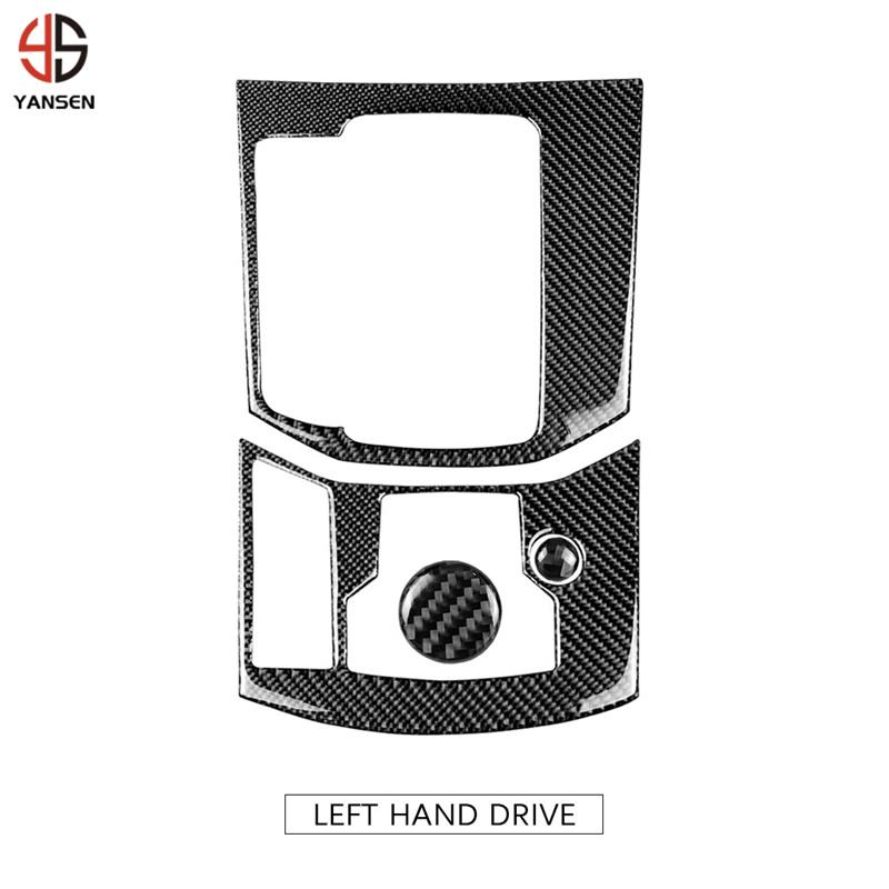 Car Center Control Gear Panel Cover Trim Carbon Fiber Sticker for Mazda CX5 2017-2024 Car Accessories