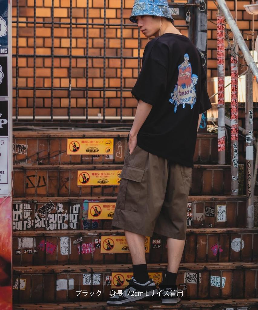 [IMPROVES] [SIDEWAYSTANCE] Short Sleeve Campbell Print T-Shirt