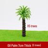 Micro-Landscape Sand Table Materials: Tropical Coconut and Palm Tree Models