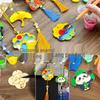 Jingtai Blue Cloisonné Enamel DIY Kit for Kids - Handmade Cultural Heritage Pendant Project
