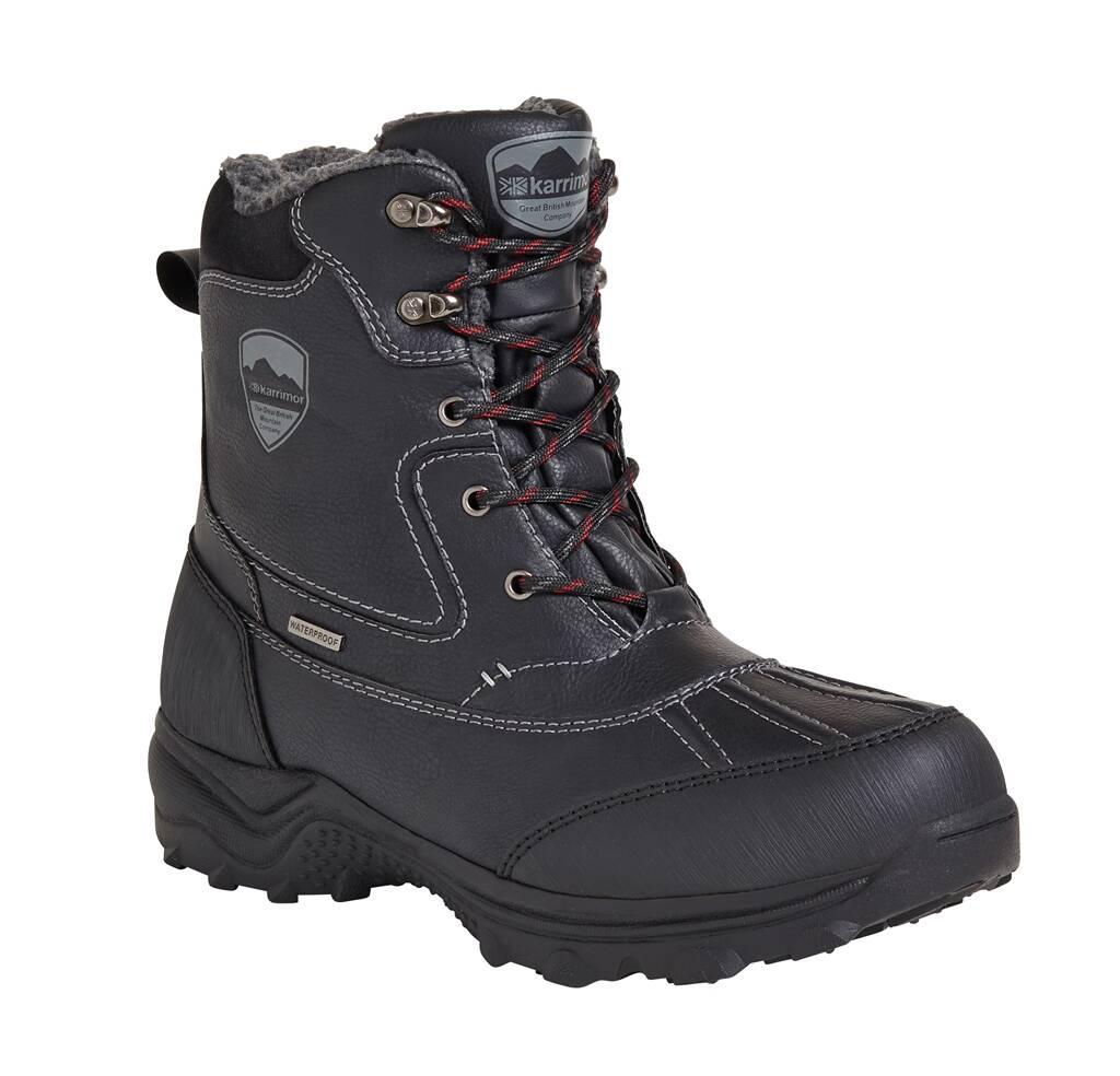Karrimor Snow Casual K815-Blk Men's Insulated Winter Boots