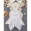 Socialite Style Women's Summer Lace Crocheted Sling Dress