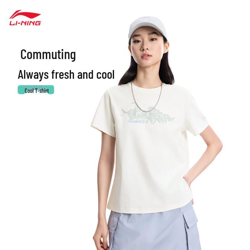 Li-Ning Women s 2026 Spring Casual Sport T-Shirt ATSW052 L