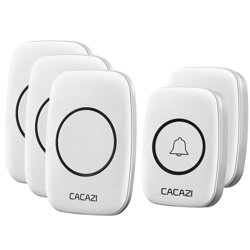 Three-in-One Wireless Remote Doorbell with AC Music - EU/UK/US/AU Specifications