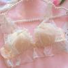 Girls Lace Bras Backless Wireless Underwear Sweat Push Up Bras For Women Simple Small Breast Bras