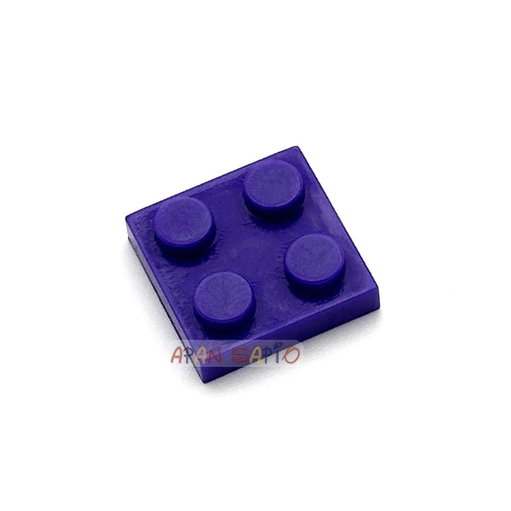 High-Quality 30Pcs/Lot Self-assembly High-Quality Blocks High-Quality Building Construction Pieces High-Quality Thin High-Quality 2X2 High-Quality