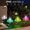 2pcs Jellyfish Shaped Solar Garden Lights 7 Color Variations