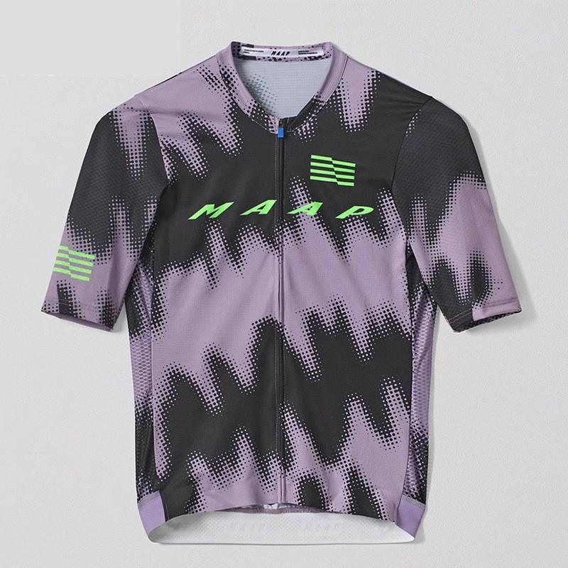 MAAP Radtrikot Kurzarm Fahrradshirt Atmungsaktiv Schnelltrocknend UV-Schutz Rennrad Herren Damen 4XL