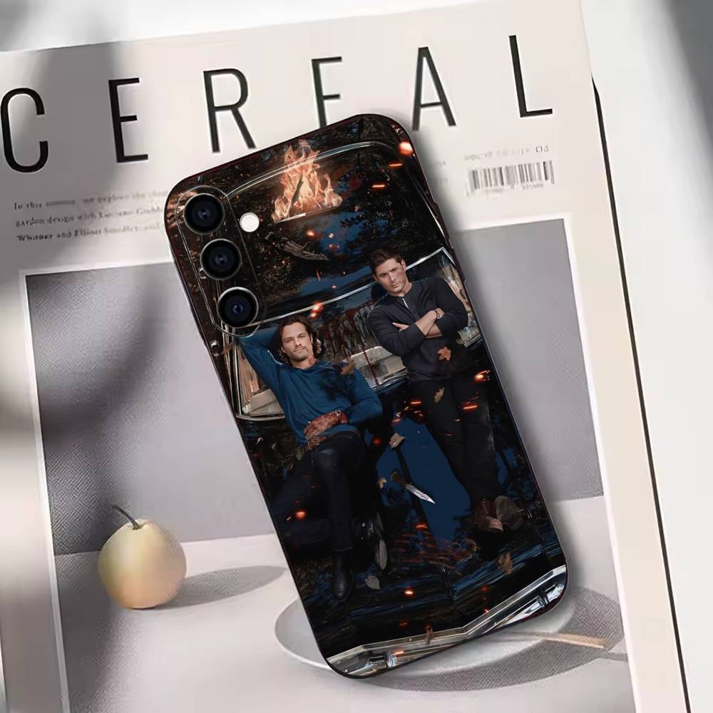 S-Supernatural Dean W-Winchester  Phone Case Black Silicone Soft For Samsung Galaxy A73,A72,A71,A70,A53,A52,A51