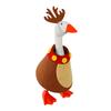 Christmas Goose Costume Felt Fabric Seasonal Goose Figurines Costume Handmade Festive Outfit Table Desk Decoration