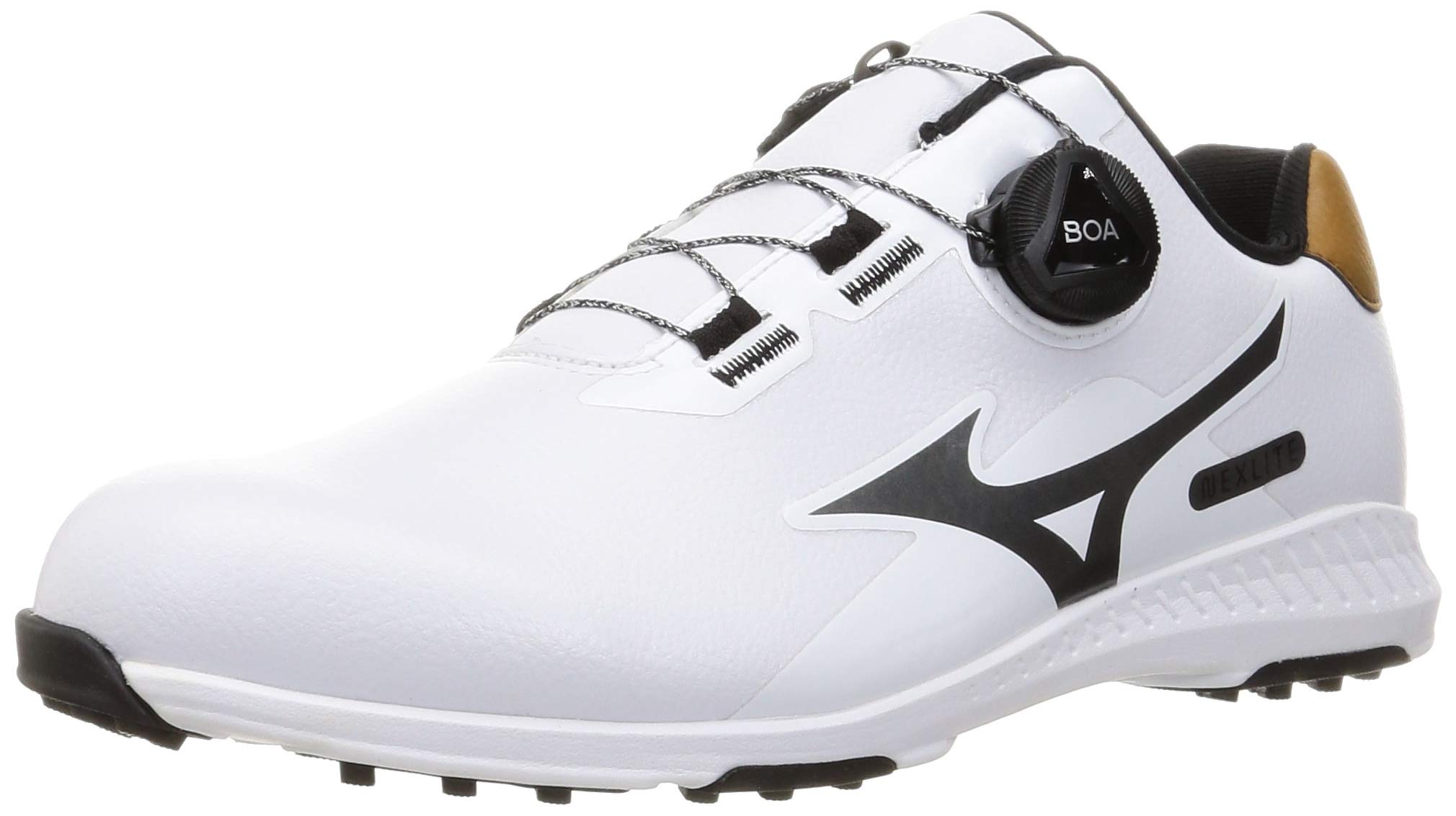 

Кроссовки для гольфа Nexrite 008 Boa Spikeless cm 3E [Mizuno] мужские белые/серебристые/коричневые 26.5