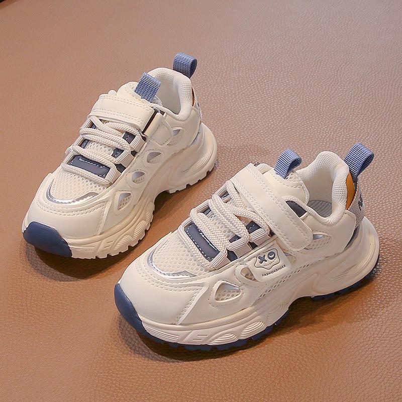 Boys' Mesh Breathable Sports Shoes, Spring 2026 – Fashionable Casual Shoes for Medium and Large Children