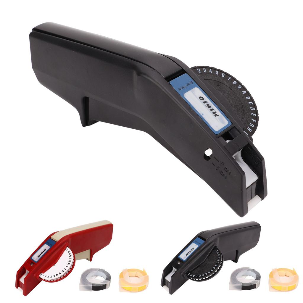 Embossing Label Maker Clear Number Letter  Hand   ABS Label Making Embosser for L