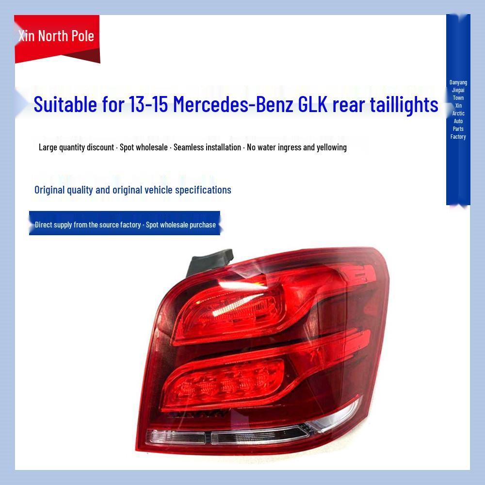 

Compatible Rear Taillight Assembly for 2013-2015 Mercedes-Benz GLK-Class (GLK200, GLK260, GLK300) Premium, Passenger Side, 7-Day Return