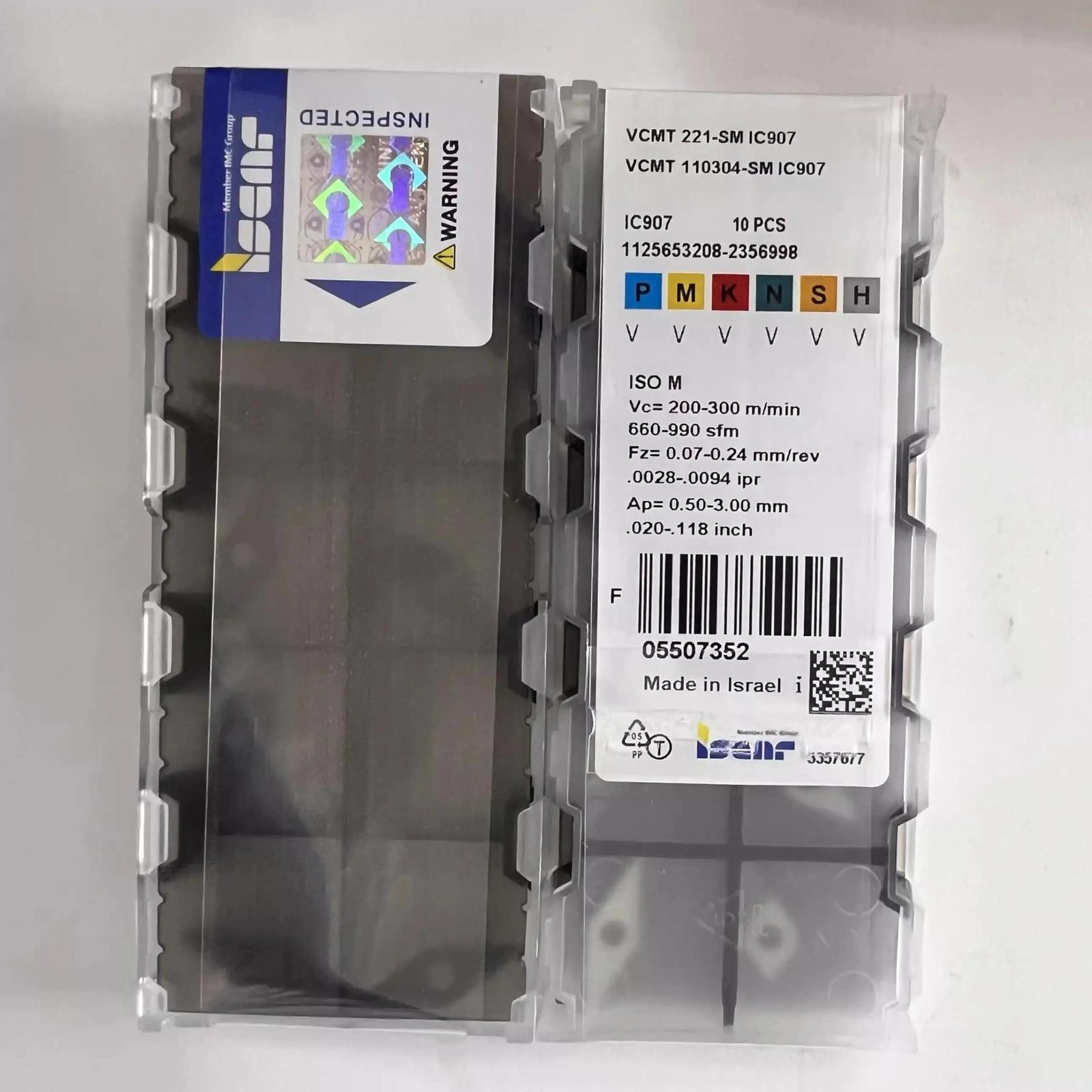 

ISCAR / VCMT110304-SM IC907 /Industrial indexable Carbide Inserts 10 PCS