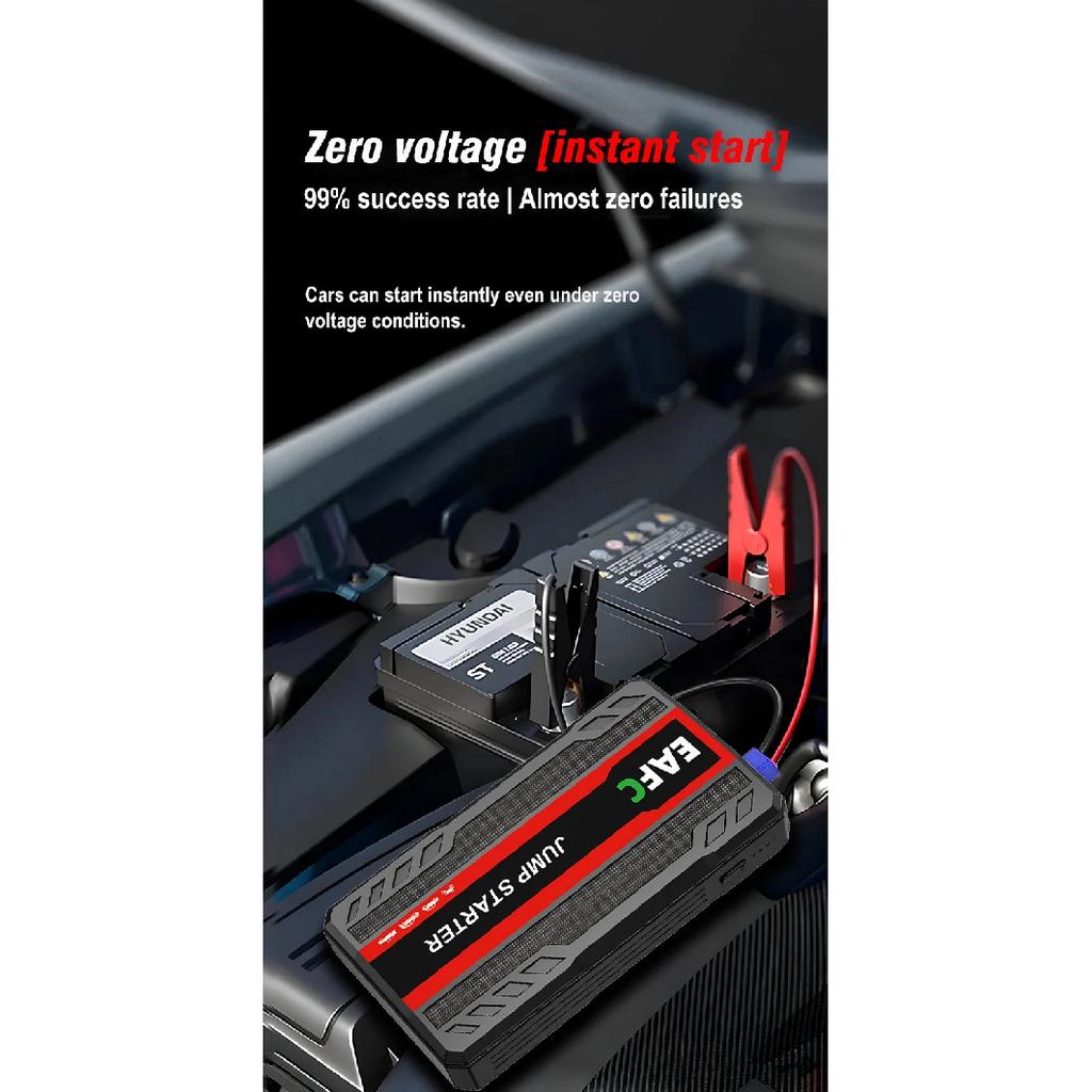 4000A/2000A/600A Portable Car Jump Starter PowerBank Booster Charger 12V Starting Device Petrol Diesel Car Booster JumpStarter