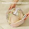 Portable Underwear Storage Bag Large Capacity Bra Organizer Bag Socks Sorting Bag  Luggage Suitcase
